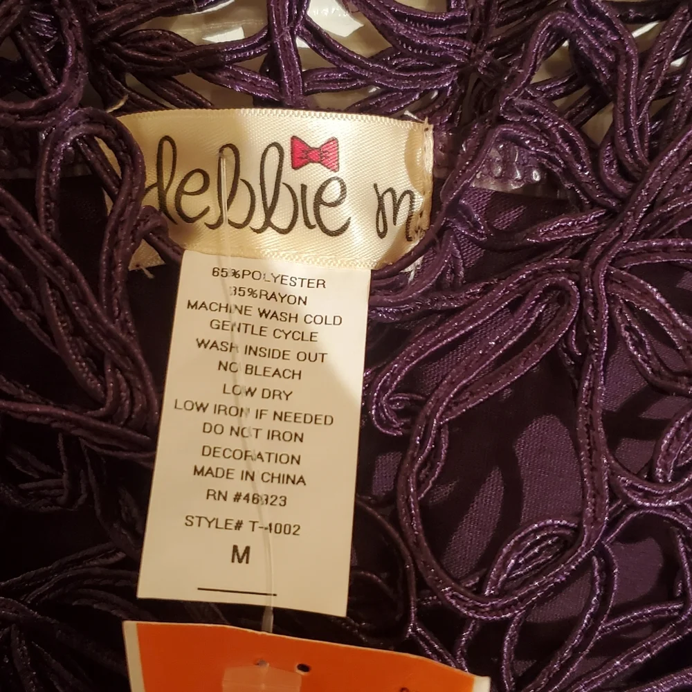 NEW Purple Mini Dress - Picture 3 of 3